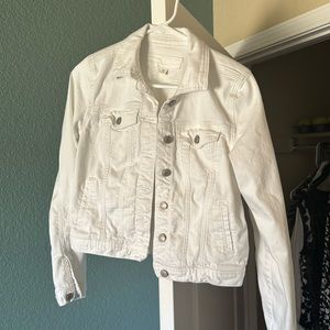 White denim jacket